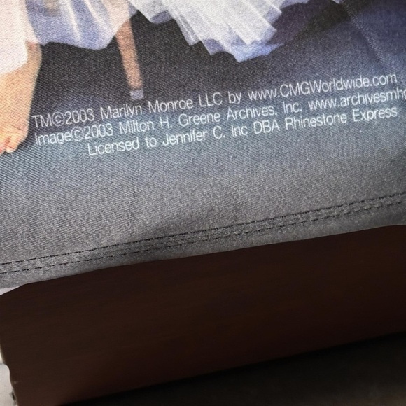 Marilyn Monroe purse,kiss lock & matching wallet, gingham interior Y2K 2002 - Picture 4 of 7